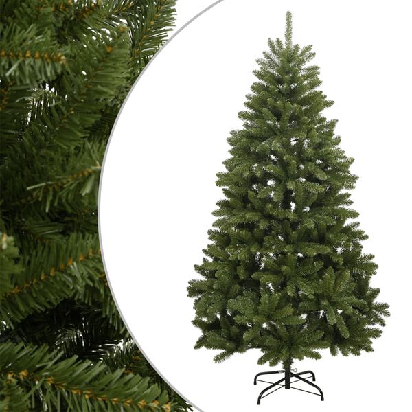 vidaXL K&uuml;nstlicher Weihnachtsbaum Klappbar mit St&auml;nder Gr&uuml;n 300 cm