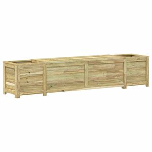 vidaXL Gartenbank mit Pflanzkasten und Stauraum 193,5 x 40 x 41 cm