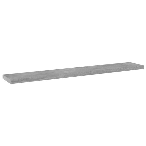 vidaXL Bücherregal-Bretter 4 Stk. Betongrau 60x10x1,5 cm Holzwerkstoff