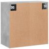 vidaXL Wandschrank Betongrau 60x31x60 cm Holzwerkstoff