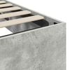 vidaXL Ottoman Bettgestell Beton Grau 160 x 200 cm Holzwerkstoff