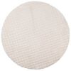 vidaXL Bereichsteppiche Rund SIROLO Beige &Oslash; 120 CM Polyester