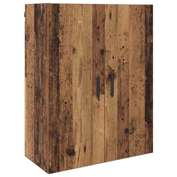 vidaXL Wandschrank Altholz 69,5 x 34 x 90 cm Holzwerkstoff