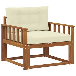 vidaXL Outdoor Mittelsofa Natur