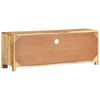 vidaXL TV-Schrank 110x30x40 cm Raues Mangoholz