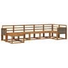 vidaXL Outdoor-Sofagarnitur 7 pcs Natur Massivholz Akazie