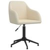 vidaXL Esszimmerst&uuml;hle 6 Stk. Drehbar Creme Samt