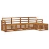 vidaXL Sofagarnituren 5 pcs Natur Massivholz Akazie