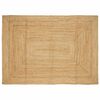 vidaXL Teppich Handgefertigt Jute Natur 160x230 cm