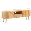 vidaXL TV-Schrank 140x30x49 cm Massivholz Mango