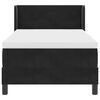 vidaXL Boxspringbett mit Matratze Schwarz 200 x 80 cm Samt