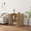 vidaXL Sideboard Sonoma-Eiche 80x33x70 cm Holzwerkstoff