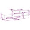 vidaXL WandTVStand 150x25x28,5cm Holzwerkstoff
