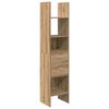 vidaXL B&uuml;cherregal 2 Ebenen 40 x 35 x 180 cm Holzwerkstoff