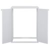 vidaXL Waschmaschinenschrank Wei&szlig; 68,5x64,5x88 cm PVC
