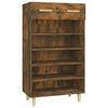 vidaXL Schuhschrank R&auml;uchereiche 60x35x105 cm Holzwerkstoff