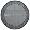 vidaXL Outdoor-Teppich ARAKIL Grau &Oslash;200 cm PP