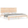 vidaXL Massivholzbett ohne Matratze 200x200 cm Kiefer