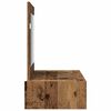 vidaXL Schminktisch mit Schubladen Braun 83 x 40 x 70 cm Holzwerkstoff