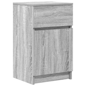vidaXL Nachttisch Grau Sonoma 39x35x65 cm Holzwerkstoff