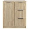 vidaXL Sideboard Sonoma-Eiche 60x30x70 cm Holzwerkstoff
