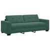 vidaXL | Sofa Set | 2 pcs Dunkelgr&uuml;n 221 x 78 x 80 cm Samt