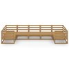 vidaXL 7-tlg. Garten-Lounge-Set Massivholz Kiefer