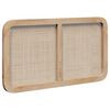 vidaXL Kopfteil mit Kopfteil Natur 100 x 55 x 3 cm Rattan