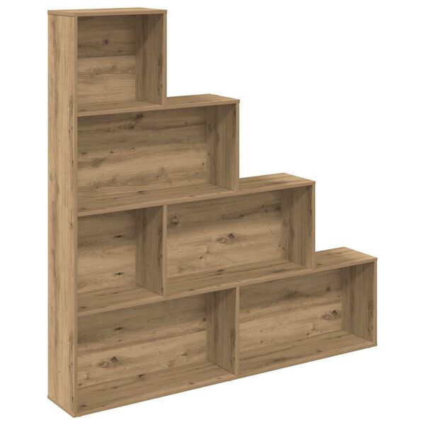 vidaXL B&uuml;cherregal Artisan-Eiche 157x24x160 cm Holzwerkstoff