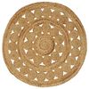vidaXL Bereichsteppiche Natur &Oslash; 90 cm Jute