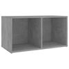 vidaXL 5-tlg. TV-Schrank-Set Betongrau Holzwerkstoff