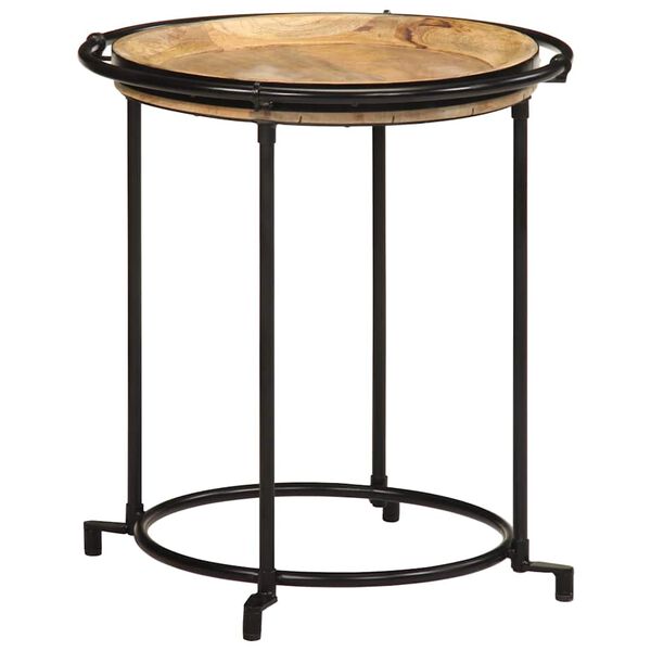 vidaXL 2-tlg. Beistelltisch-Set Massivholz Mango