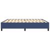 vidaXL Boxspringbettgestell Blau 200x200 cm Stoff