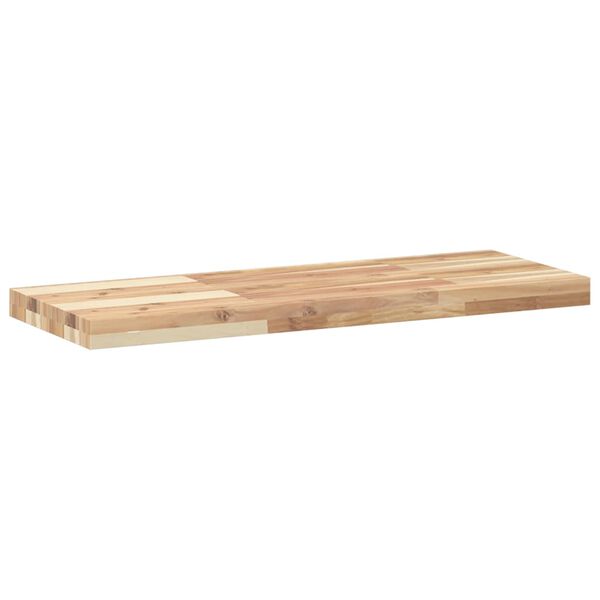 vidaXL Schweberegale 4 Stk. 100x30x4 cm Massivholz Akazie Unbehandelt