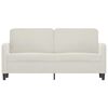 vidaXL 2-Sitzer-Sofa Creme 140 cm Samt