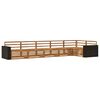 vidaXL Outdoor-Sofagarnitur 6 stk. Natur Massivholz Akazie