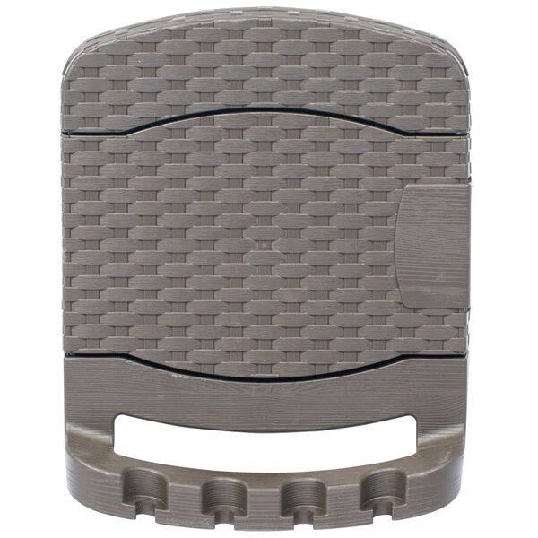 vidaXL Wand-Schlauchtrommel mit Schlauch Braun Kunststoff