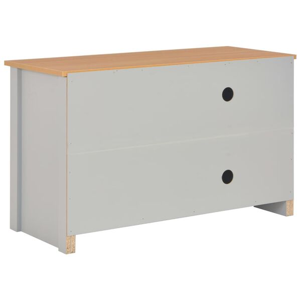 vidaXL TV-Schrank Grau 95x39x58 cm