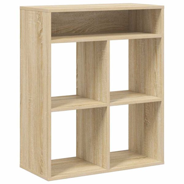 vidaXL B&uuml;cherregal Sonoma-Eiche 66x31x80 cm Holzwerkstoff