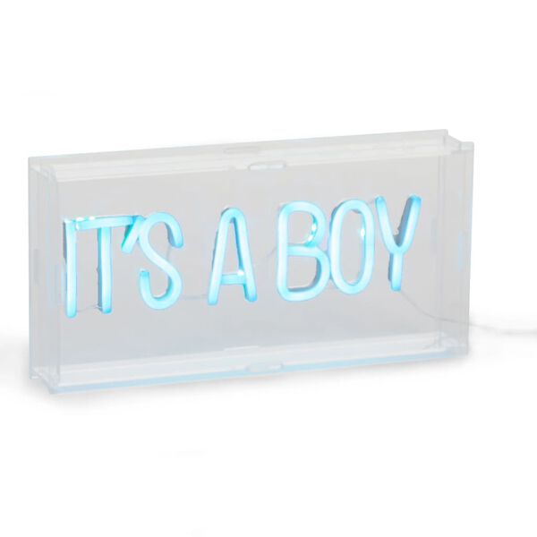 CHILDHOME Neon-Leuchtkasten It's A Boy Blau