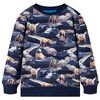 Kinder-Sweatshirt Marineblau 104