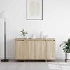 vidaXL Sideboard Sonoma-Eiche 135 x 41 x 75 cm Holzwerkstoff