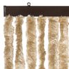 vidaXL Fliegenvorhang Beige 100x200 cm Chenille