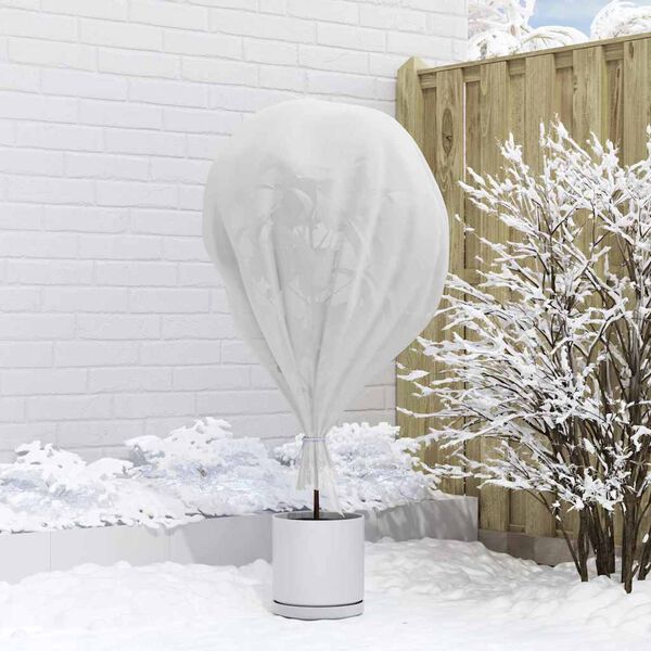 vidaXL Frostschutz-Pflanzen-Vlies Wei&szlig; 20 x 3,2 m Vliesstoff