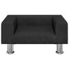 vidaXL Hundebett Schwarz 50x40x26,5 cm Samt