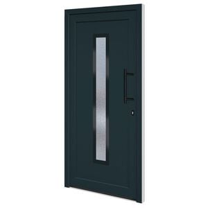 vidaXL Haust&uuml;r Anthrazit 98x200 cm PVC
