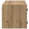 vidaXL Wandschr&auml;nke 2 pcs Artisan-Eiche 68 x 37 x 35 cm Holzwerkstoff