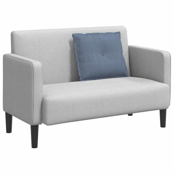 vidaXL R&uuml;ckenkissen Blau 60 x 50 cm Cordstoff