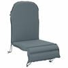 vidaXL Sonnen-Lounger Kissen GEMERT 100 % Polyester Blau