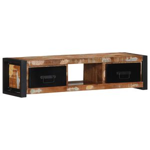 vidaXL TV-Schrank 100x30x25 cm Massivholz Altholz